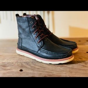 Toms Searcher Boot Black Leather 9.5M